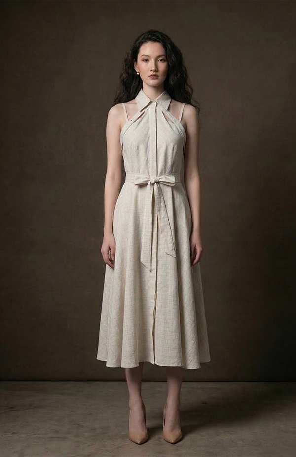 Sandstone Raglan Shirt Dress - Image 4